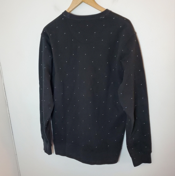 The Hundreds Mini Bomb Print Black French Terry Sweatshirt L - Picture 2 of 4